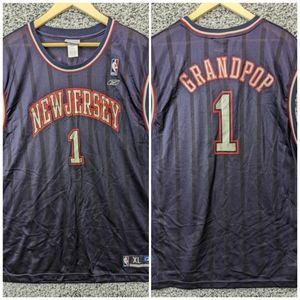 New Jersey NBA Basketball Grandpop 1 Reebok Jersey Size XL